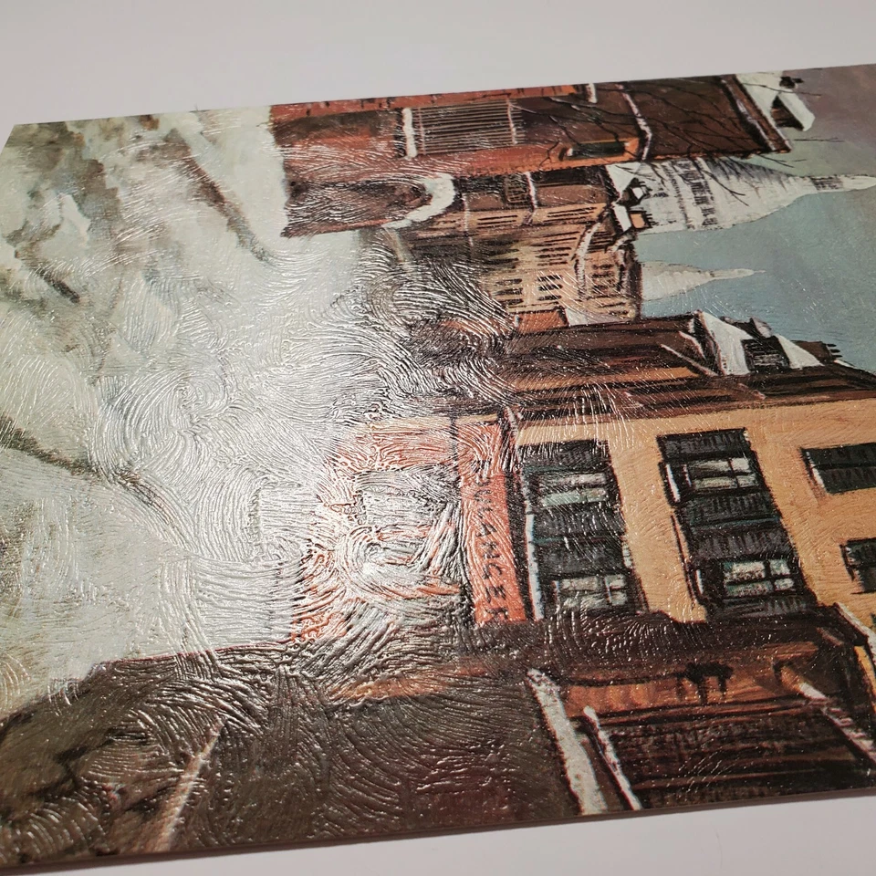 Vtg Conoco Gasoline Customer Appreciation 10"x8" Fine Art Print "Rue Norvins" - Image 3 of 4