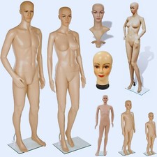 Male Female Kids Model Skin Mannequin Shop Window Mannequin Portable Metal Base