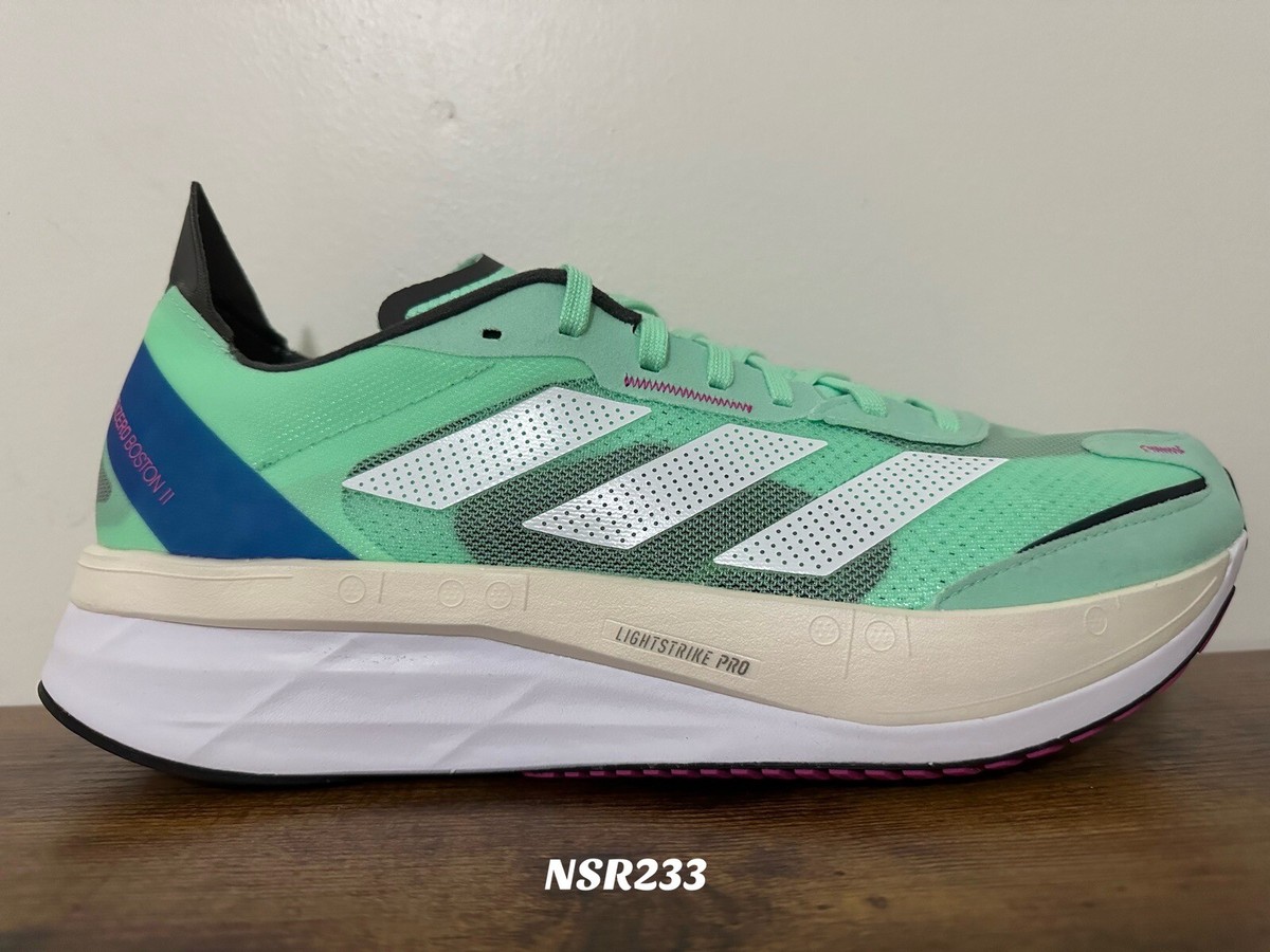 ADIDAS ADIZERO BOSTON 11 PULSE MINT CLOUD WHITE CRYSTAL  display picture 1