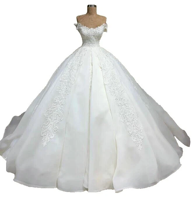 Fruncido Baile Vestido Vestidos de Novia de Tul