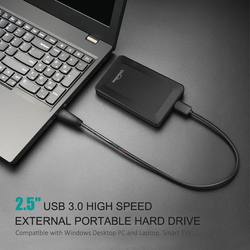 USB 3.0 Externe Festplatte Media Spiele/Videos/Dokumente Storage HDD - 1TB 2TB - Bild 5 von 12