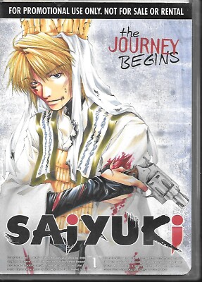 Saiyuki Vol 1 The Journey Begins Anima Manga DVD - Poster Included