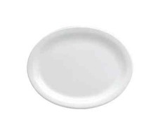 Oneida F9000000391 Buffalo Cream White 15.5"x10.875" Porcelain Platter - 4 Each