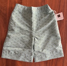 NWT Tea Collection Boys Green  Blue Geometric Patterned Swim Trunks, size 3T