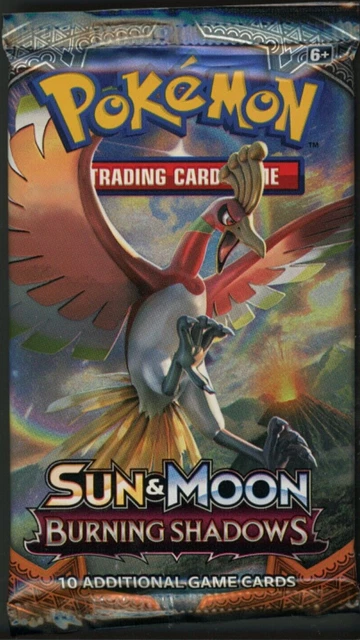 Pokemon S&M Burning Shadows Booster Pack - 10 Cards / Pack - Random Art - SEALED