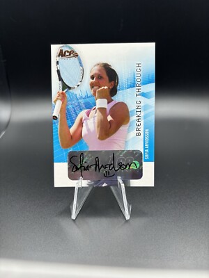 Sofia Arvidsson signed autograph auto 2007 ACE Authentic Tennis Card