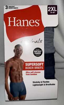 Hanes Originals Sz XXL Super soft Boxer 44-46