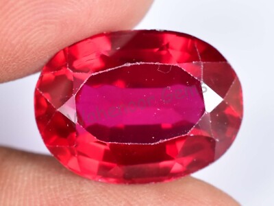 18.65 Ct Natural Blood Red Ruby Oval Certified Mozambique Stunning Gemstone