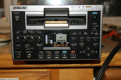 Sony HVR-1500 NTSC PAL 1080i HDV DVCAM DV Digital Video Recorder