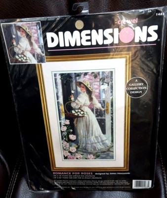 Kit de broderie Crewel vintage 2003 Dimensions – Roses