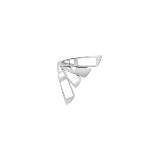 Fit For BMW 7 Series 2009-2015 Silver Titanium Window Switch Button Garnish Trim - Picture 2 of 8