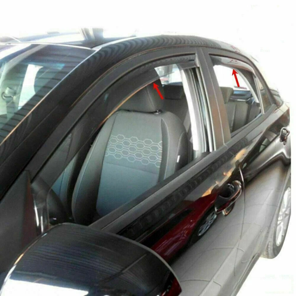 Visera de ventana de ventilación en canal Fit Acura TLX 2015-2020 deflectores protectores de sombra de lluvia Foto 4 de 4