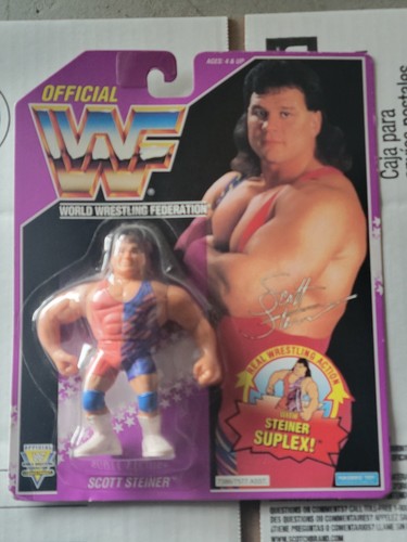 scott steiner wwe wwf hasbro figure sealed...