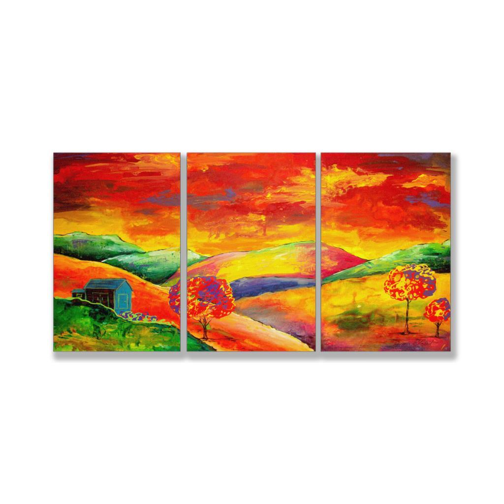 Stupell Jean Plout Day Dreamer 3-Piece Triptych Art Medium Wall Decor