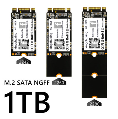 Kingchuxing M.2 2242 2260 2280 NGFF 1TB Internal Solid State Drives SATA SSD 