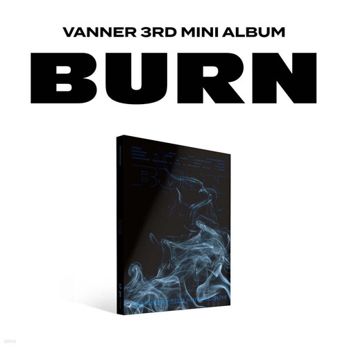 K-POP VANNER 3rd Mini Album BURN Empty Ver. CD+Booklet+2p P.Card+Post+F.Poster - 第 1/3 張圖片