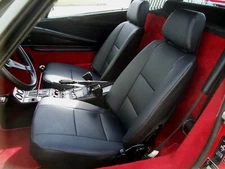 IGGEE S.LEATHER CUSTOM FIT FRONT SEAT COVERS FOR FERRARI 308 1979-1985