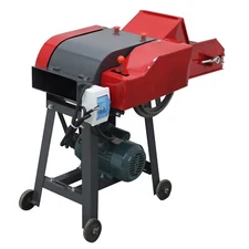 4 Blades Farm Hay Cutter with Belt Conveyor Grass Straw Cutting Machine 3kW