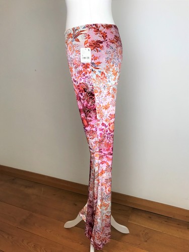 FREE PEOPLE Velvet Flare Trouser Midnight Rose SMALL UK8-10 US4-6 EU36-38 RP£148 - Picture 11 of 12