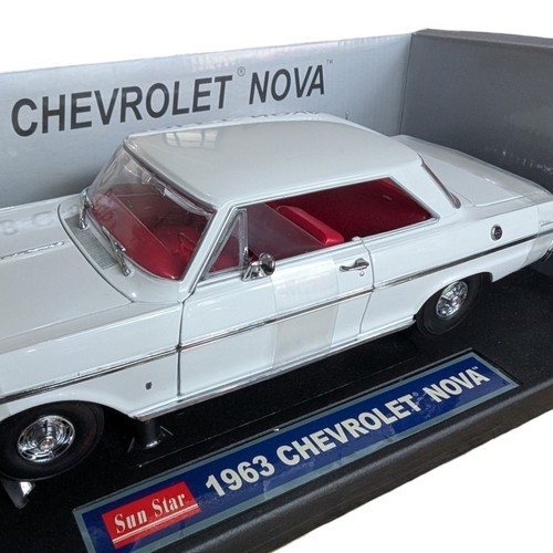 Vintage Sun Star Chevrolet Nova 1963 1:18 Scale Die Cast - Picture 15 of 20