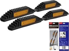 2PCS Car Door Guard Protector Edge Strip Cover Reflectors Anti-Col Size: 2 PCS