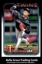 2024 Topps Update Griffin Jax #US43 Minnesota Twins MLB Baseball