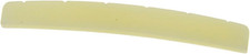 KAISH Curved 43Mm Unbleached Pure Bone Nut Guitar Slotted Bone Nut for Tele 43X3