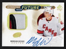 2020-21 SP Authentic Future Watch Limited Rookie Auto Patch Morgan Geekie /100