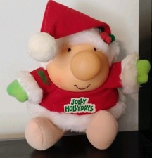 ZIGGY Christmas Plush Santa Jolly Hollydays American Greetings 1986