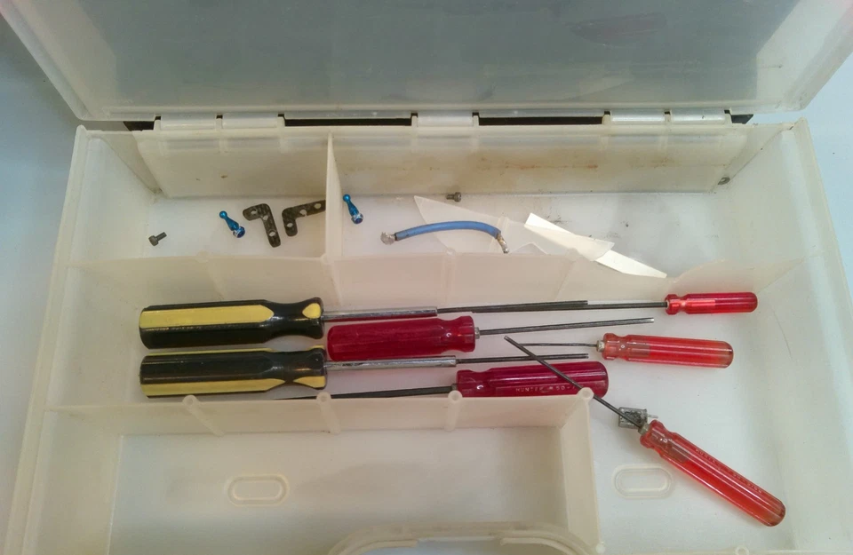 RC Car Parts Lot Tools Wires Springs Team Trinity Vintage Mixed Lot - Image 3 of 3