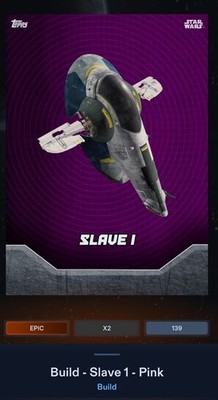 Star Wars Card Trader 2015 Epic Pink Build Slave 1