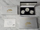 2006 Silver American Eagle 20th Anniversary 3 Coin Set w/ Box & COA