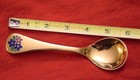 GEORG JENSEN Denmark Sterling Silver Gold Plated ( Oxtongue) Annual Spoon 1992 — photo 10