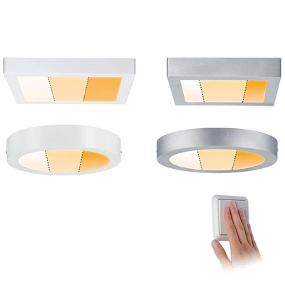 Paulmann LED Aufbau Panel Carpo WarmDim Dimmbar Lichtfarbe regelbar 2300K-3000K - Bild 1 von 4
