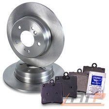 BREMSSCHEIBEN VOLL &Oslash;278 +BREMSBEL&Auml;GE HINTEN F&Uuml;R MERCEDES BENZ C-KLASSE W203 S203