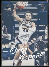Corey Kispert 2021 Panini Chronicles Luminance Draft Picks #83 Gonzaga Bulldogs