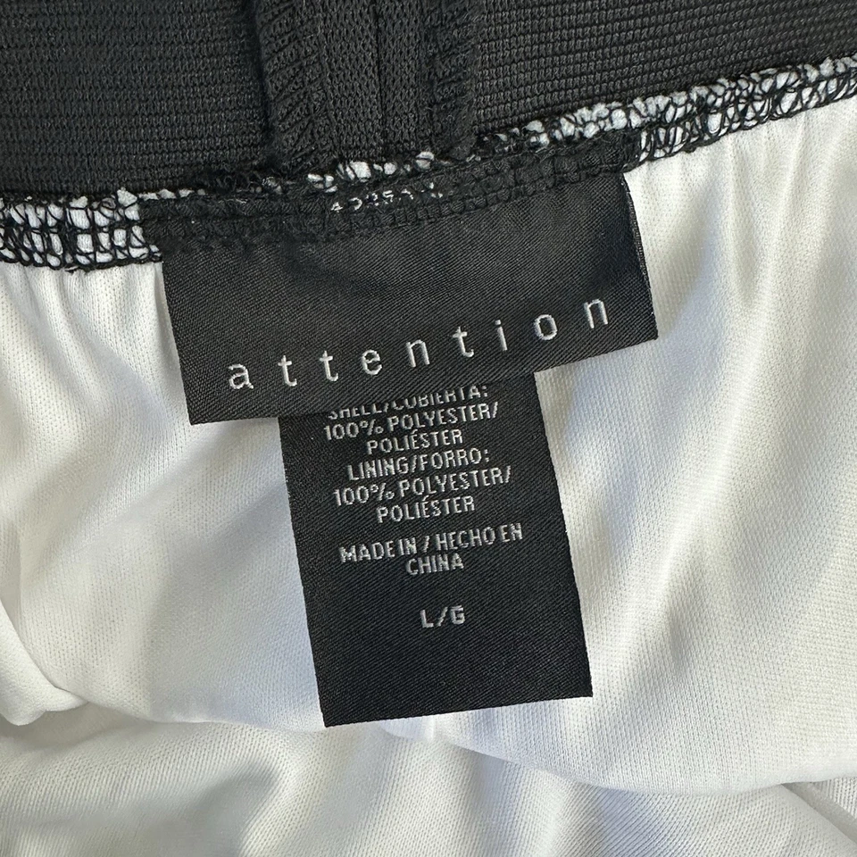 Falda midi plisada blanca Attention cintura elástica L fluida ligera Foto 3 de 4