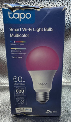 1 Tapo L531E (US) Smart Wi-Fi Light Bulb Multicolor TP-Link