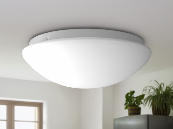 Deckenleuchte Mit Glas Lampenschirm, Deckenschale Treppenhaus & Flurlampe Ø 30Cm-image