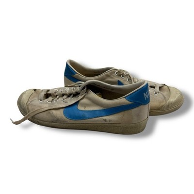 Vintage 1979 Nike Canvas Court Shell Toe Tennis Shoes Size 12