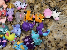 Huge Hatchimals CollEGGtibles Lot 47 Mixed Figures Animals Glitter