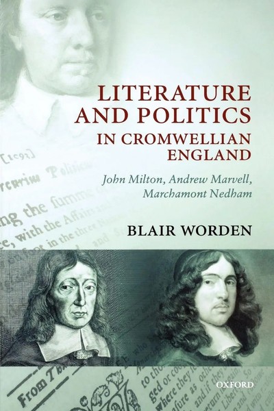 Literature And Politics In Cromwellian England Blair Worden Taschenbuch Englisch-image