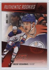 2023 Upper Deck SP Game Used Authentic Rookies Red 94/227 Vincent Desharnais f4k