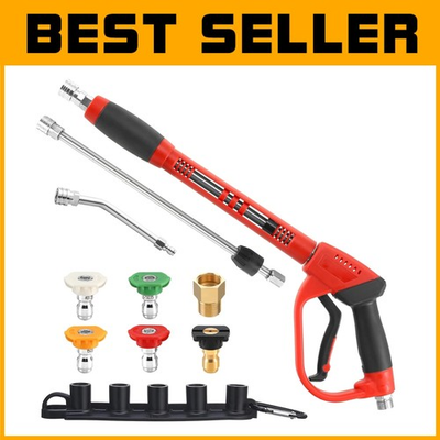 #ad Versatile Pressure Washer Gun with Replacement Wand $67.33