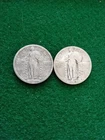 Standing Liberty Quarters Lot Of 2 90% Silver