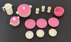 Vintage Mattel Barbie Dream House Dinnerware Replacement Pieces Pots Dishes 15pc