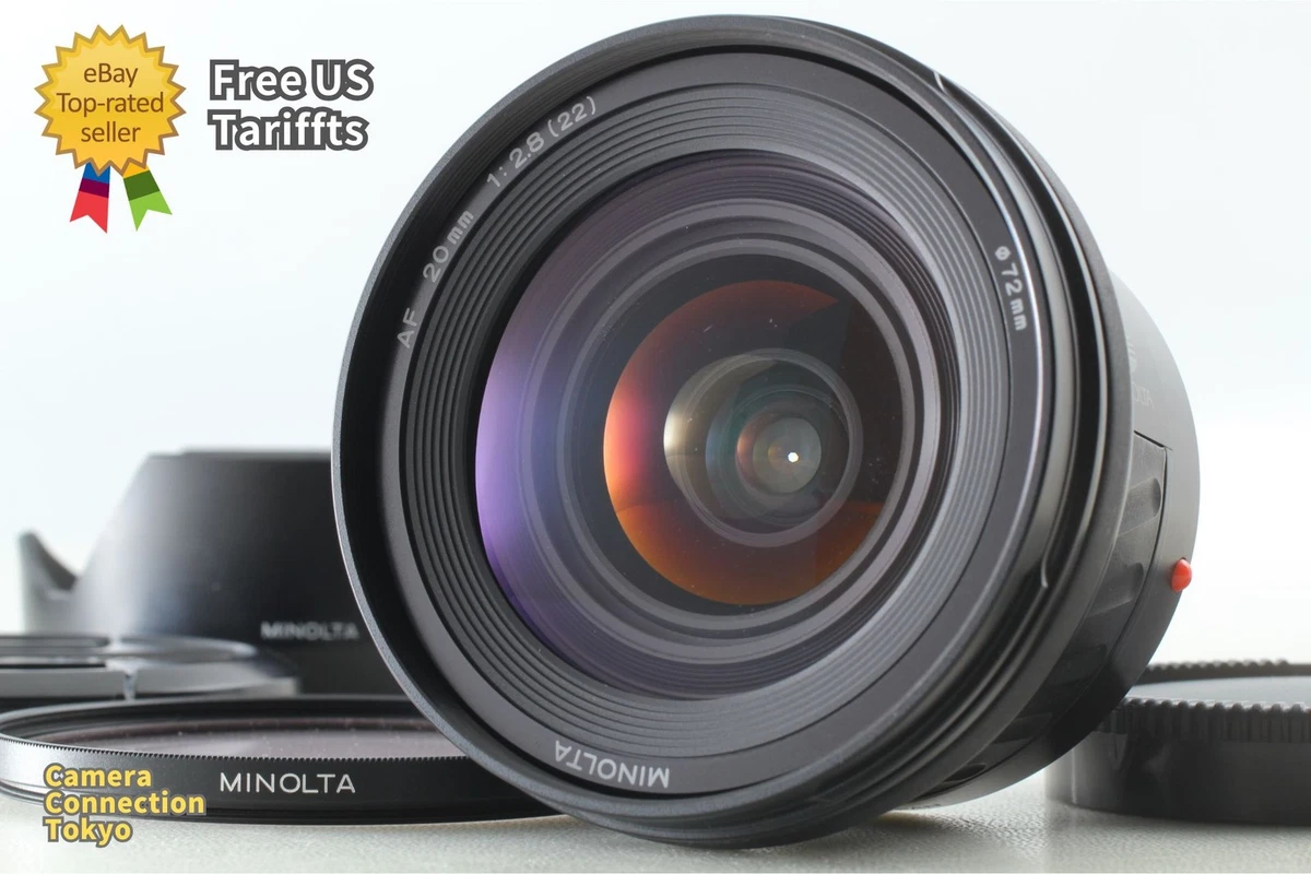 Minolta f/2.8 Camera Lenses 20mm Focal for sale | eBay