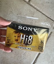 Sony Hi8 60 Min. Digital8 30 Min. HMP Metal Particle Tape Sealed New unopened