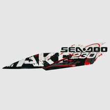 Sea Doo Boat Decal 204902049 | Wake 230 Black White Red (STBD)