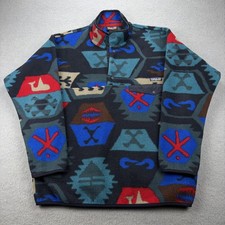 Patagonia Synchilla Snap T Fleece Pullover Jacket Aztec Southwestern Large 25450